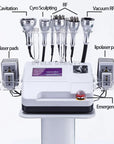 Diagram of Parts for Cavitation Lipo Laser Machinr