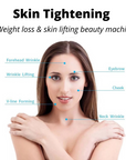 Skin Tightening Weight Loss Beauty Machine, Woman with  Beautiful Skin