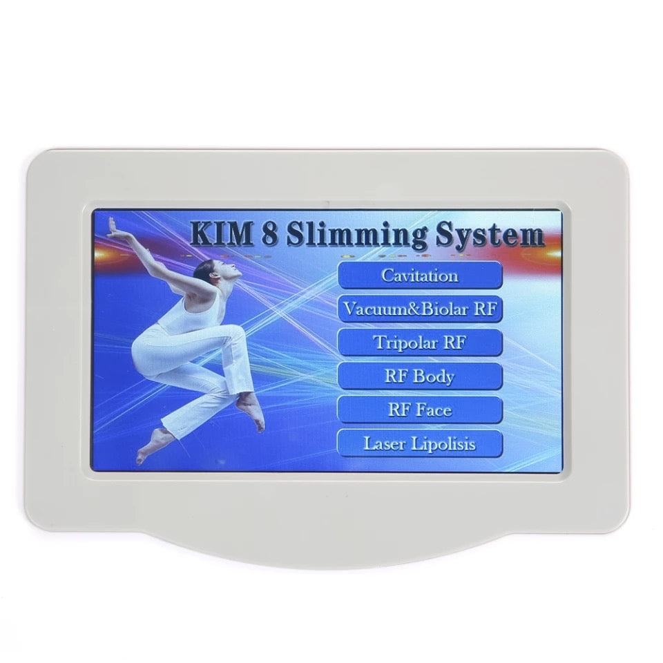 kim 8 body slimming system operation screen