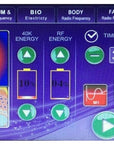 Touch Screen Display of 6 in 1 Cavitation Machine, RF and 40k Cavitation Treatment  