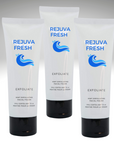 Three tubes of Rejuva Fresh Mint Facial Polish